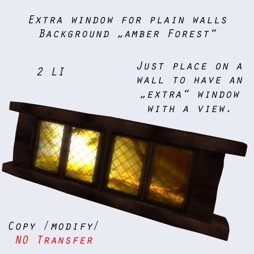 Big Window Amber Forest