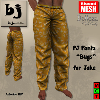Second Life Marketplace - PJ Pants for Jake, by BJ - Bugs