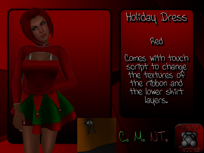 {T.t} Holiday Dress - Red