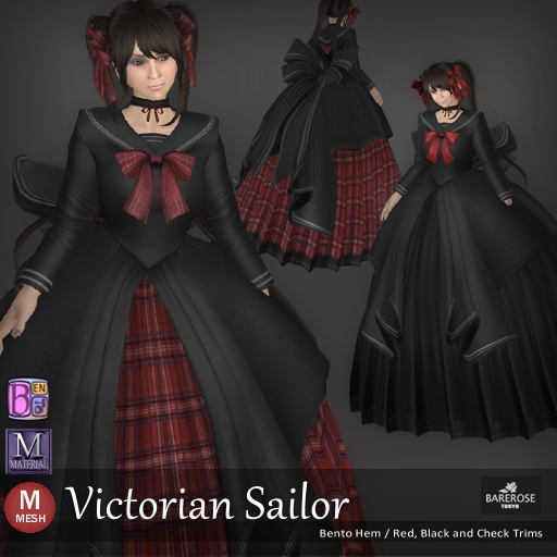 ::: B@R ::: Victorian Sailor (Bento Skirt)