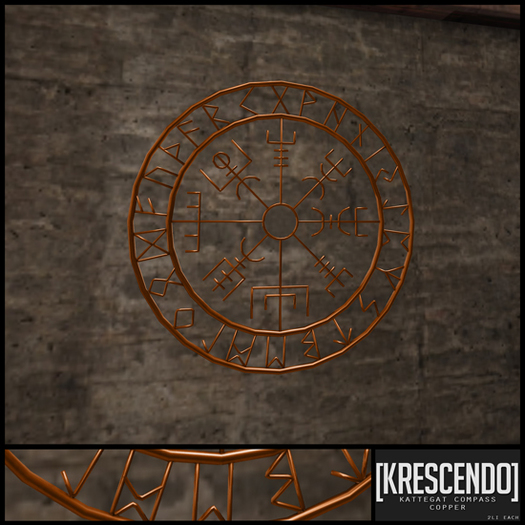 [Kres] Kattegat Compass (Copper) - Boxed