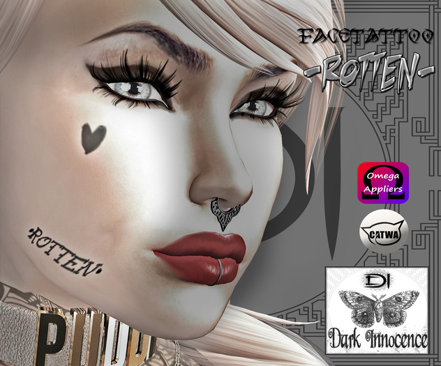 ~Dark Innocence~ Rotten II Face Tattoo