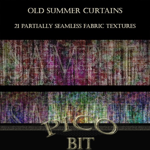Old Summer Curtain Textures