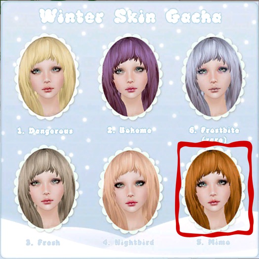 !RT!:.:Winter Skin Gacha:.:Mimo