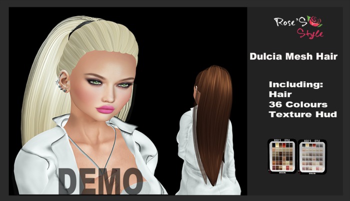 ROSE'S STYLE Dulcia Hair - Model Red DEMO 