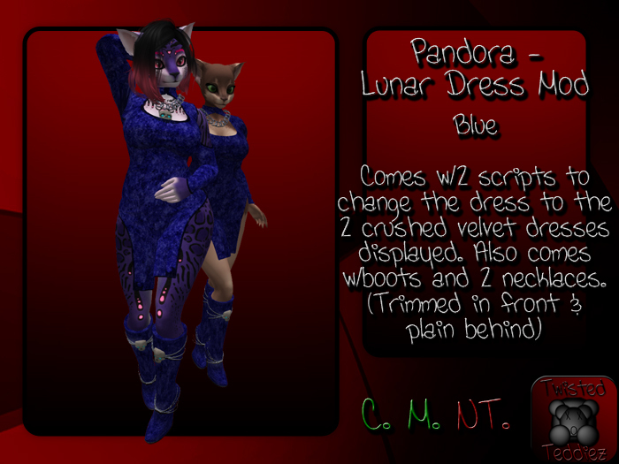 {T.t} Pandora - Lunar Dress Mod - Blue
