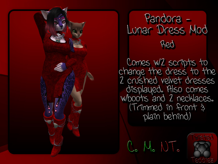 {T.t} Pandora - Lunar Dress Mod - Red