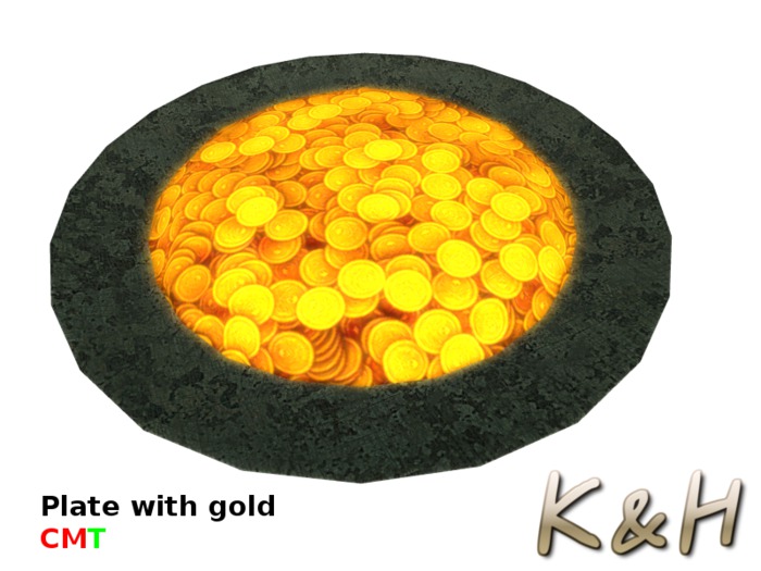 [K&H] Plate with Gold