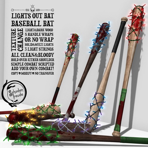 Schadenfreude Lights Out Bat