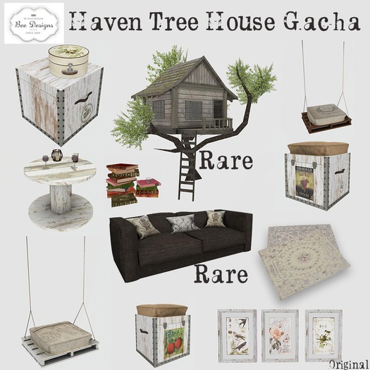 .:Bee Designs :. HTH Gacha  sofa RARE