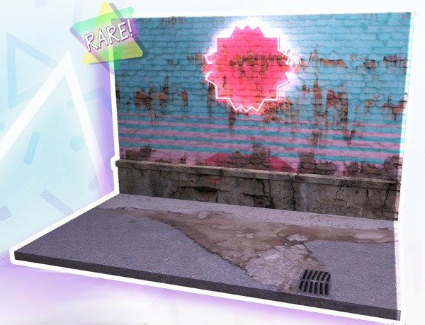 MINIMAL - 80s Ashley Backdrop RARE