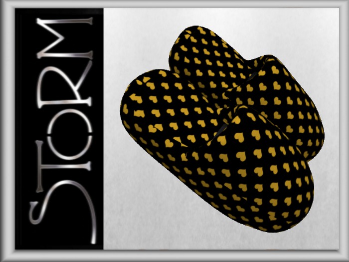 Storm Flora Slipper Gold