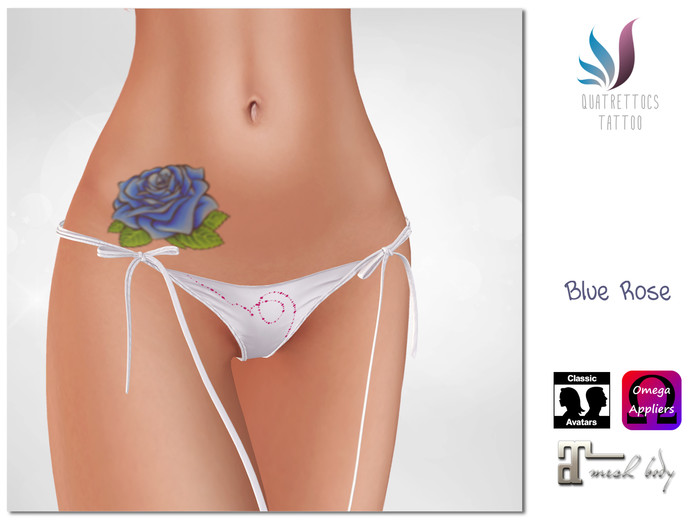 Blue Rose Tattoo