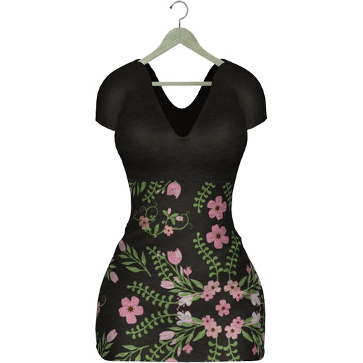 ChicModa // Kat T-Shirt Dress // Floral 1 // Lara / Physique / Hourglass