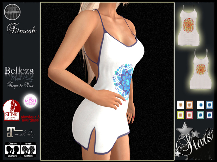 Stars - Maitreya dress, Hourglass, Physique - Bethanna