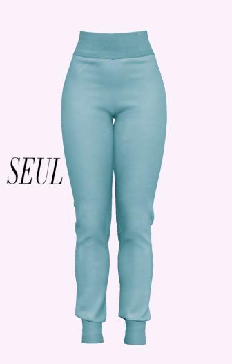 SEUL - Velour Sweats - Powder