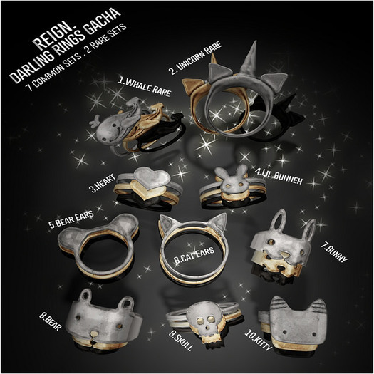 REIGN.- Darling Ring- Unicorn Gold RARE