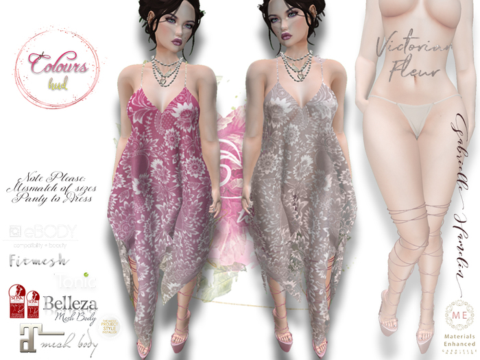 .::Pretty Victorian Fleur::. Satin Panty Incl.