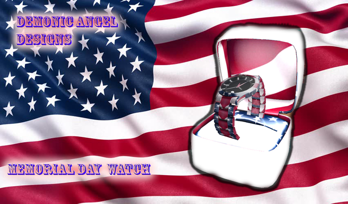 .::D.A.D::. Men's Memorial Day Watch {BOXED}