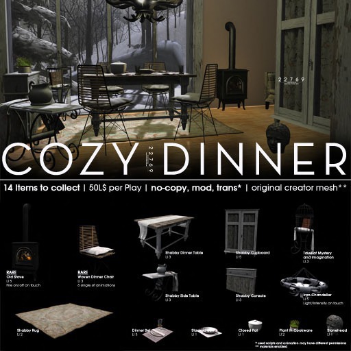 22769 ~ [bauwerk] Dinner Set - COMMON