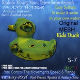 FP- RMM Driven Swim Animals Rubber Duck s-7 