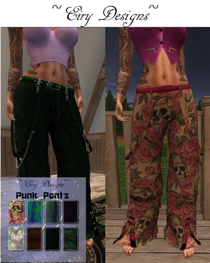 ~ED~ Womens Punk Pants