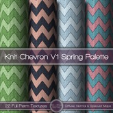 {L} Knit-Chevron V1-Spring Palette