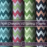 {L} Knit-Chevron V2-Spring Palette