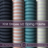 {L} Knit-Stripes V2-Spring Palette