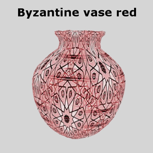 Byzantine vase - red 