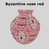 Byzantine vase - red 