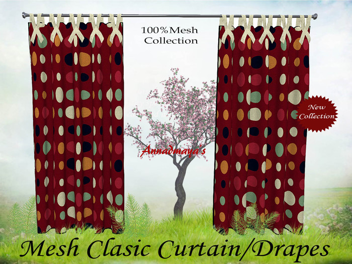 Mesh Clasic Curtain/Drapes v. 39
