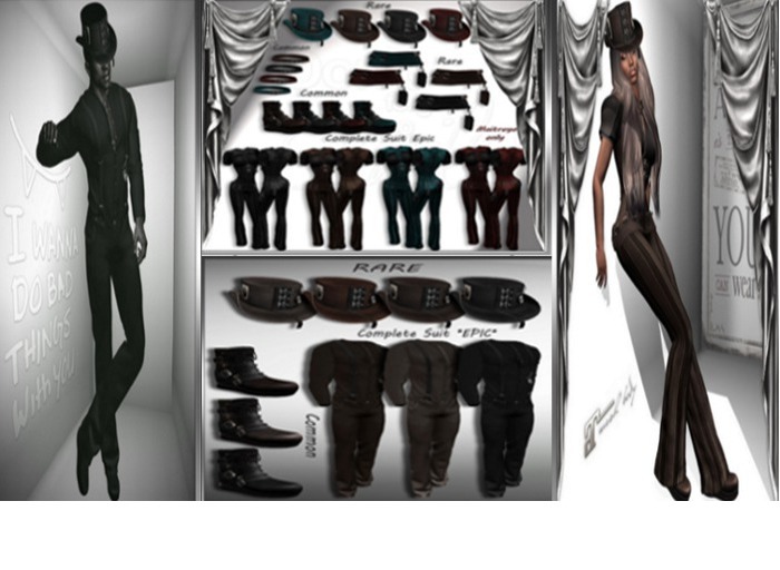 Yasum*Steampunk Boots*Common*Blue1