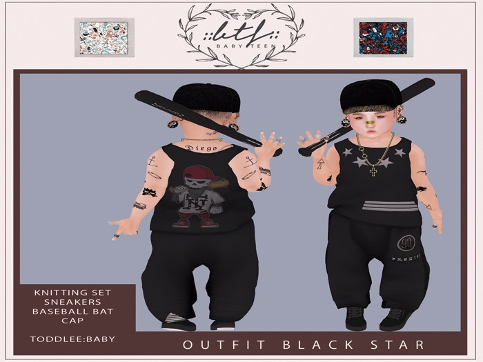 ::BTF::Outfit Black Star