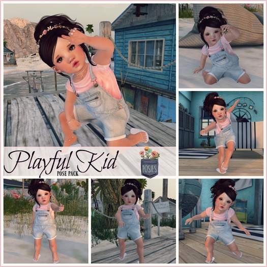 Posies-Playful Kid pose pack-REZZ