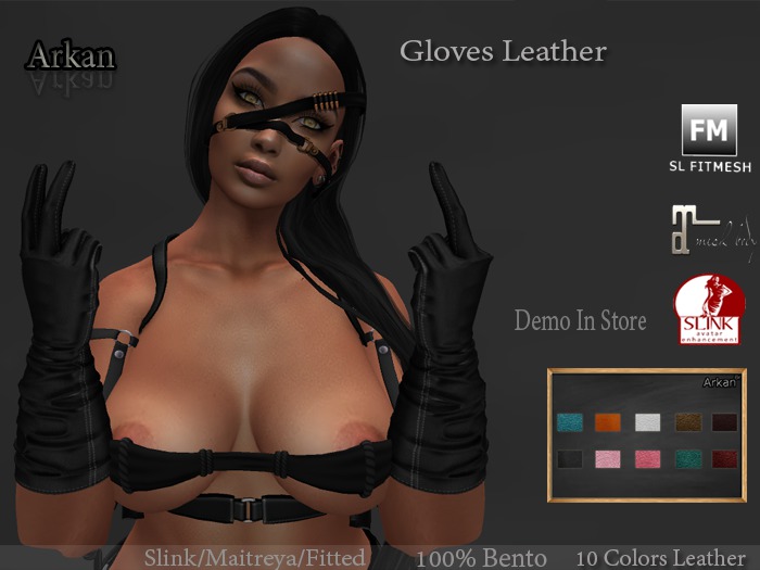 .::Arkan::. Gloves Bento Maitreya/Slink/Fitted