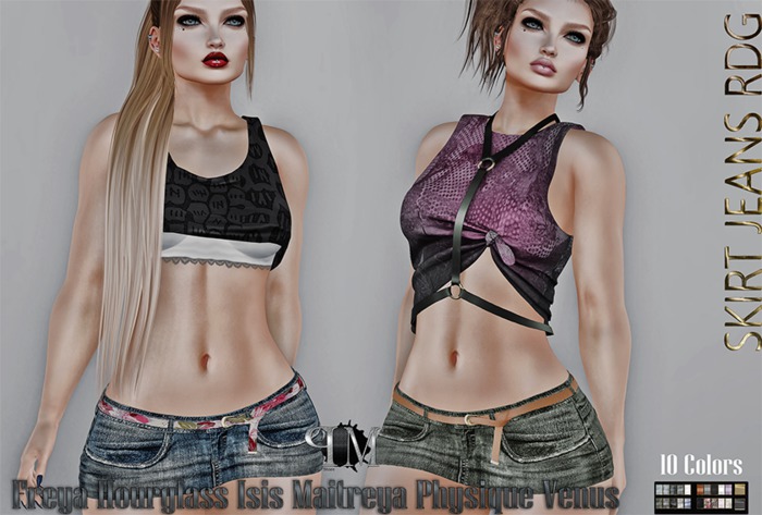 SKIRT JEANS RDG