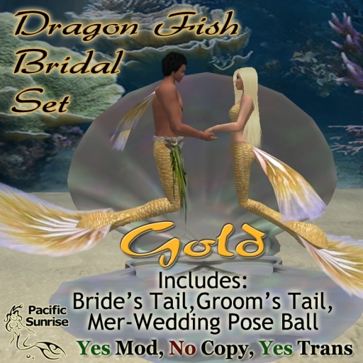 (PS) Dragon Fish Bridal Set Gold