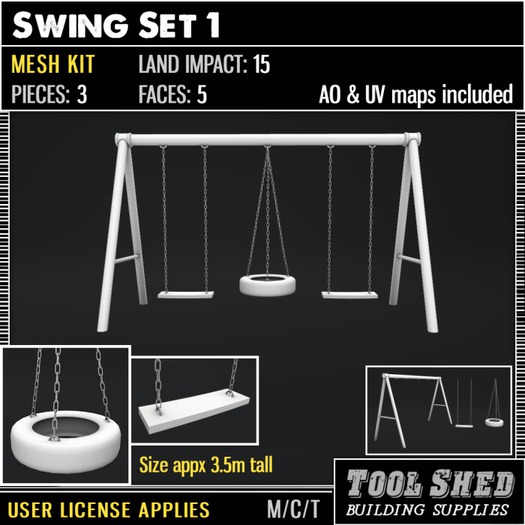Tool Shed - Swing Set 1 Mesh Kit