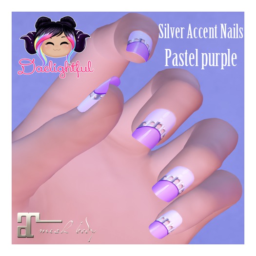 Daelightful - Silver accent - Pastel purple