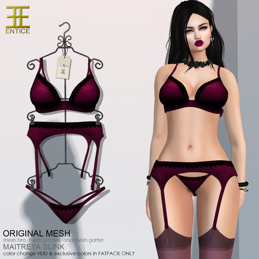 Entice - Passionate Kisses Lingerie - Blood