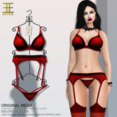 Entice - Passionate Kisses Lingerie - Red