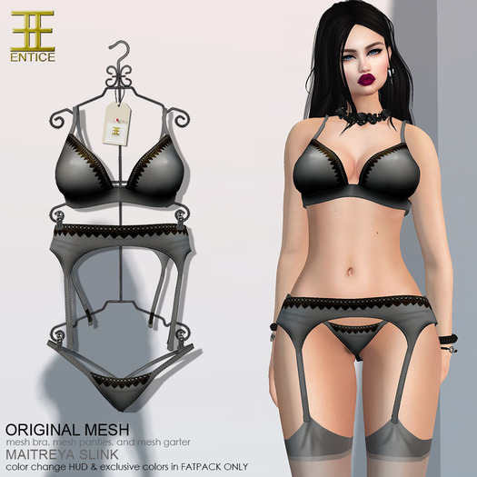 Entice - Passionate Kisses Lingerie - Silver