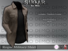 SUGAR for Men - Rogue Military Shirts - (LIGHT BROWN) Demo