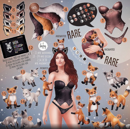 Fawny - Jolly Foxes(9) - Ears - Brown