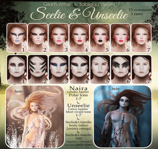 Glam Affair - Naira - Lelutka Mesh Head Applier - Polar 01