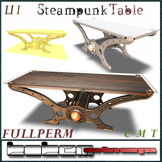 KOKEMSHOP-Fullperm.Steampunk Table BOX (ADD ME)