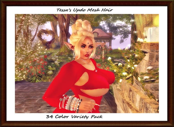 {SS} Tessa's Updo Mesh Hair Variety Fat Pack (All Colors)