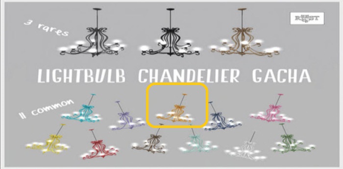 ROOST - Lightbulb Chandelier - Orange