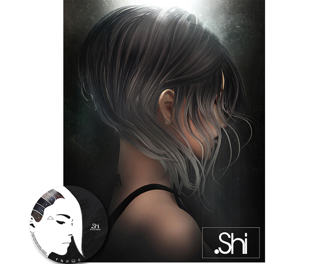 .Shi Hair : Discorded / Unisex . E-Metallic